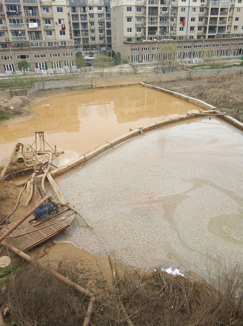 新村镇沉淀池淤泥清理-厂区废水池淤泥清淤